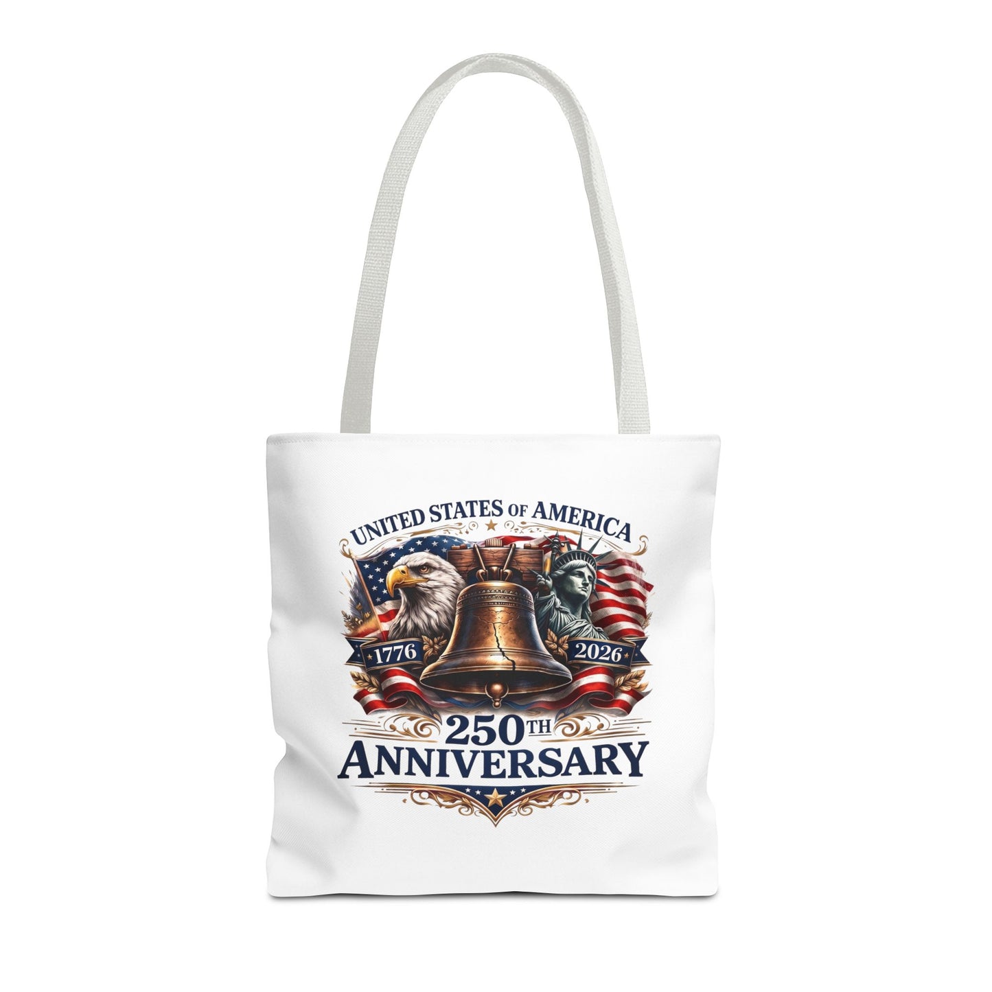 Anniversary Tote Bag — "United States of America 250th Anniversary" Liberty Bell Design