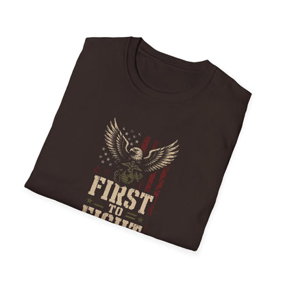 First to Fight Eagle T-Shirt