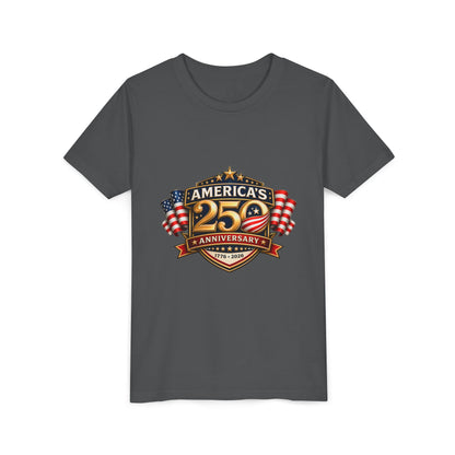 America's 250th Anniversary Youth Tee - Patriotic 1776–2026 Celebration Shirt