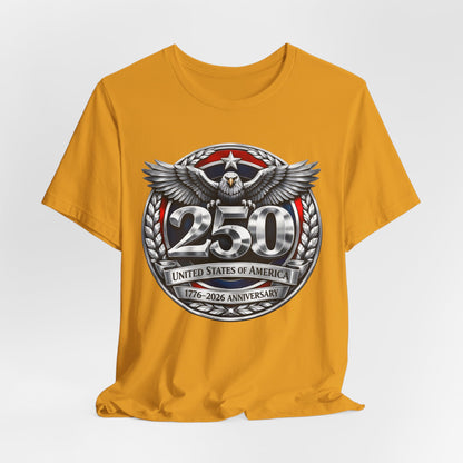 250th United States Anniversary T-Shirt — Patriotic Eagle 1776–2026 Commemorative Tee
