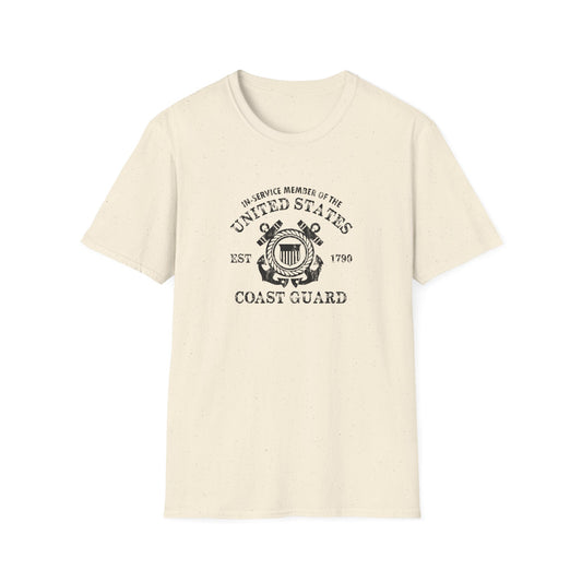 In-Service Member of the United States EST 1790 Coast Guard T-Shirt