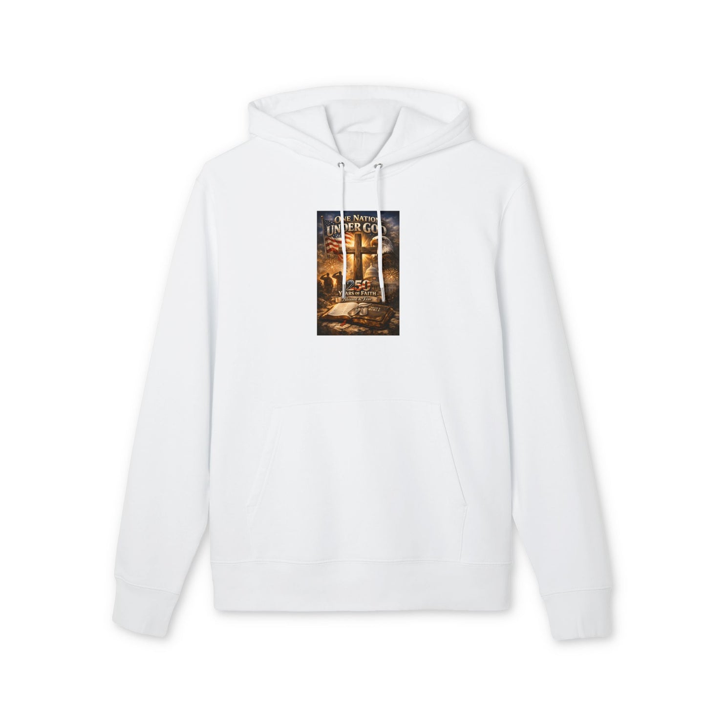 Under God Cross Hoodie — Christian Faith Inspirational Pullover