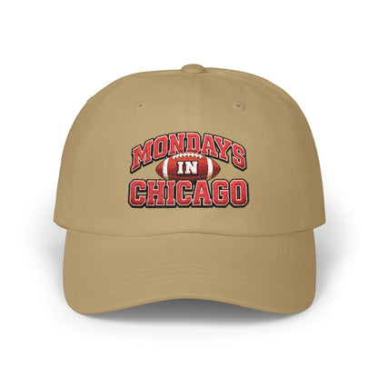 Mondays in Chicago Dad Cap – Vintage Football Logo Baseball Hat