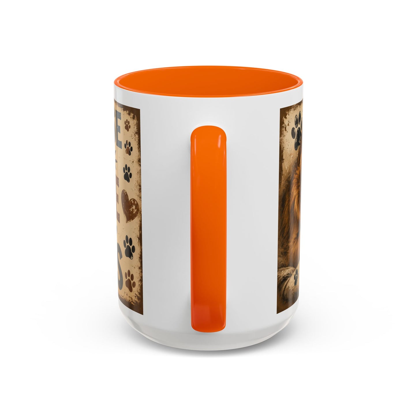 Coffee Mug – "A House Is Not A Home Without Paws" Pet Lover Accent Mug