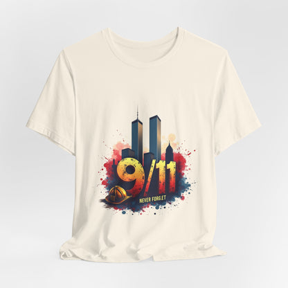 9/11 Memorial T-Shirt — Never Forget Tribute Tee