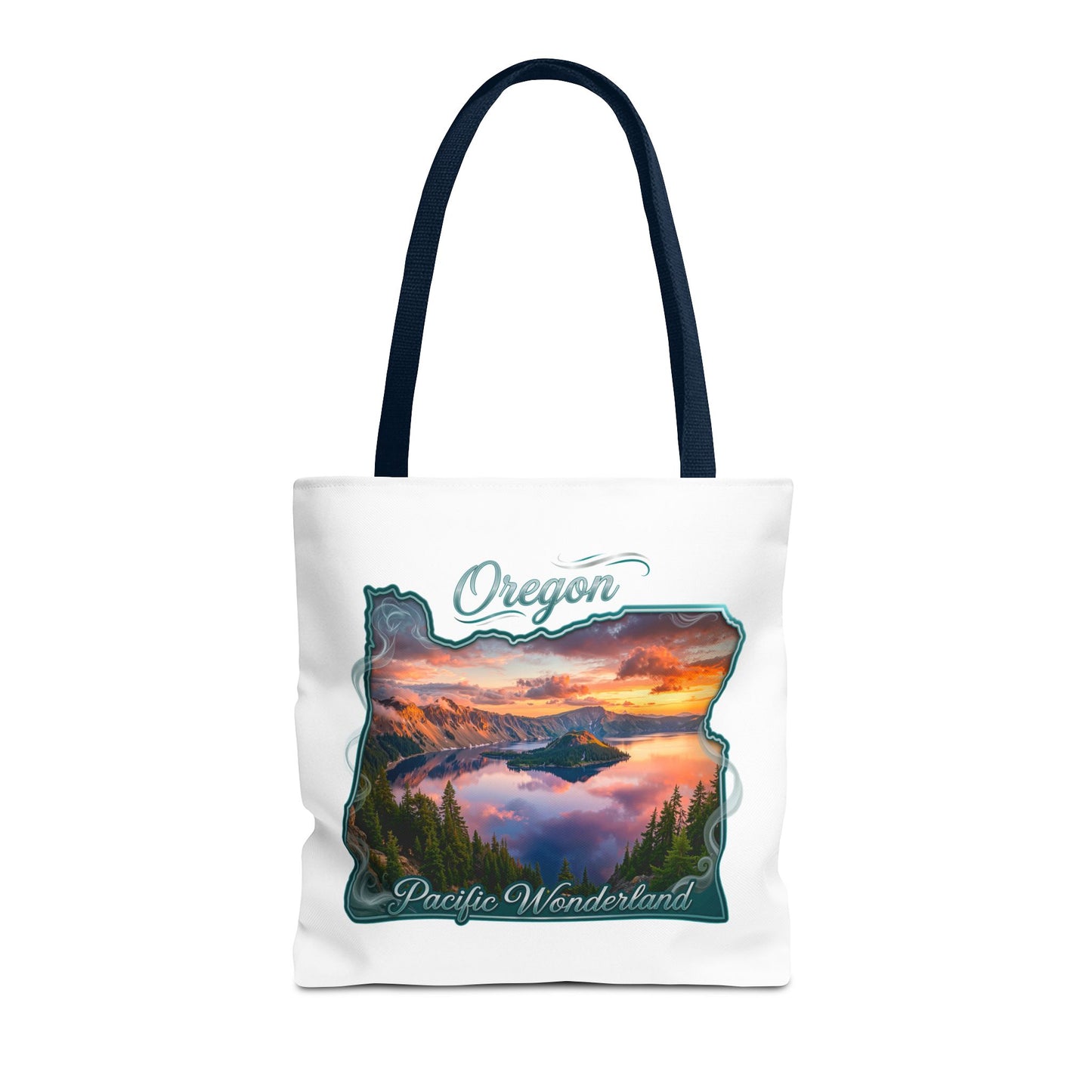 Oregon Scenic Tote Bag — 'Pacific Wonderland' Sunset Landscape Tote