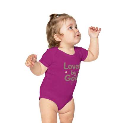 Loved by God Baby Bodysuit — Christian Infant Onesie