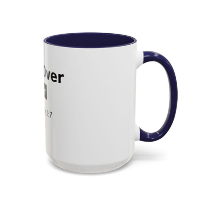 Faith Over Fear Coffee Mug — 2 Timothy 1:7 Inspirational Accent Mug