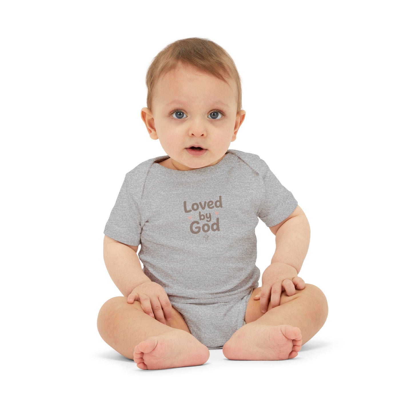 Loved by God Infant Onesie – Baby Bodysuit with Faith Message