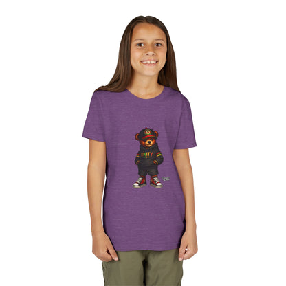 Youth T‑Shirt — Cool Bear Graphic Tee with 'UNITY' Hoodie Design
