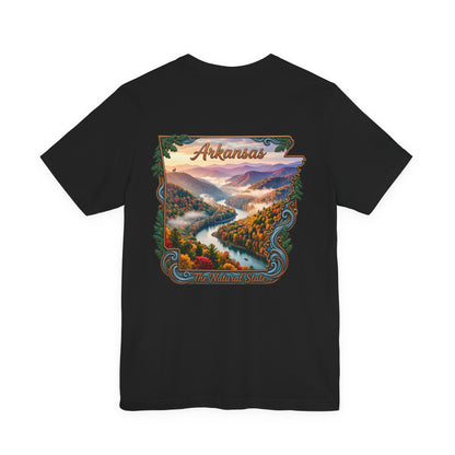 Arkansas Scenic River Tee — The Natural State Retro Landscape T-Shirt