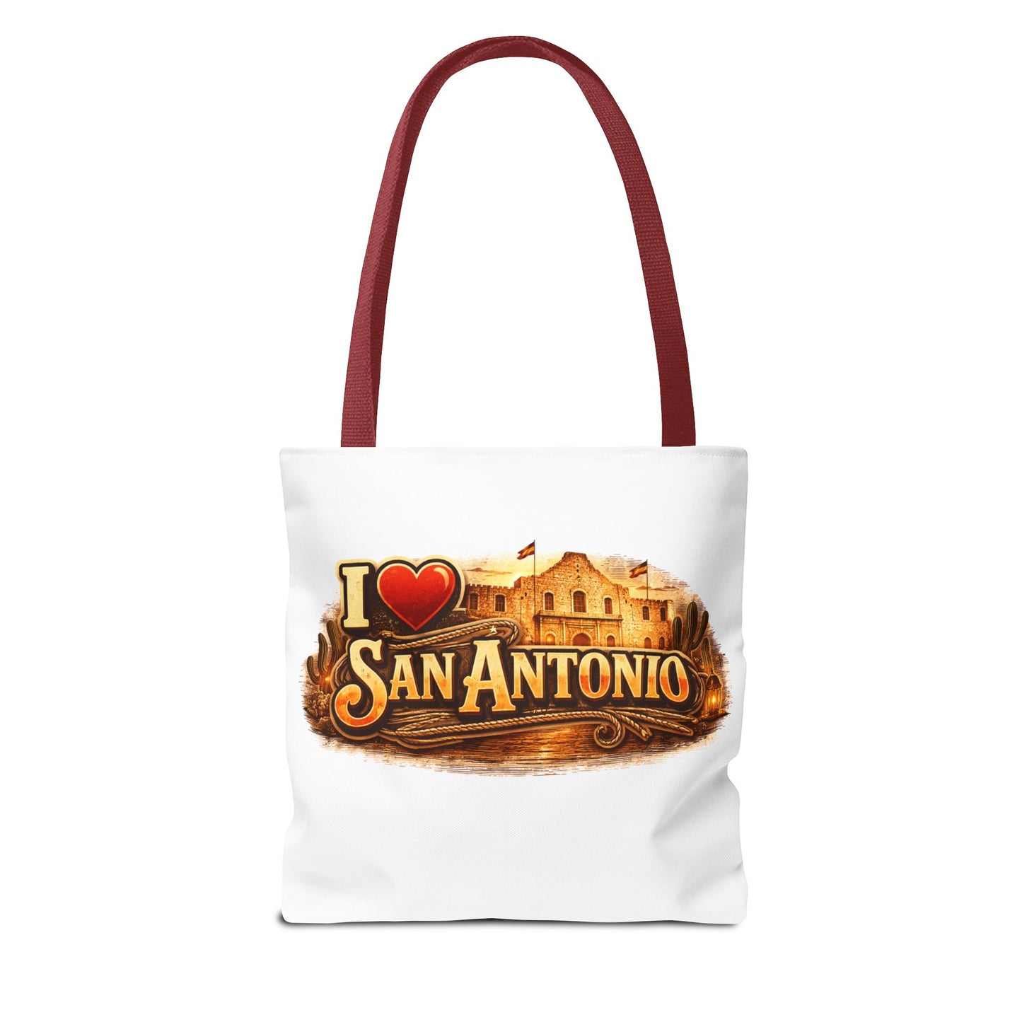 I  San Antonio Tote Bag — Alamo Vintage Souvenir Tote