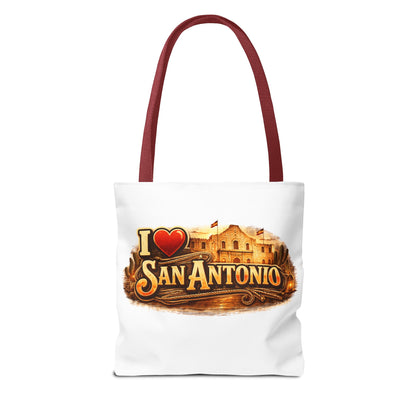 I  San Antonio Tote Bag — Alamo Vintage Souvenir Tote