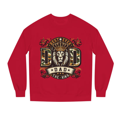 Dad The King Lion Sweatshirt – Best Ever DAD Camouflage Design