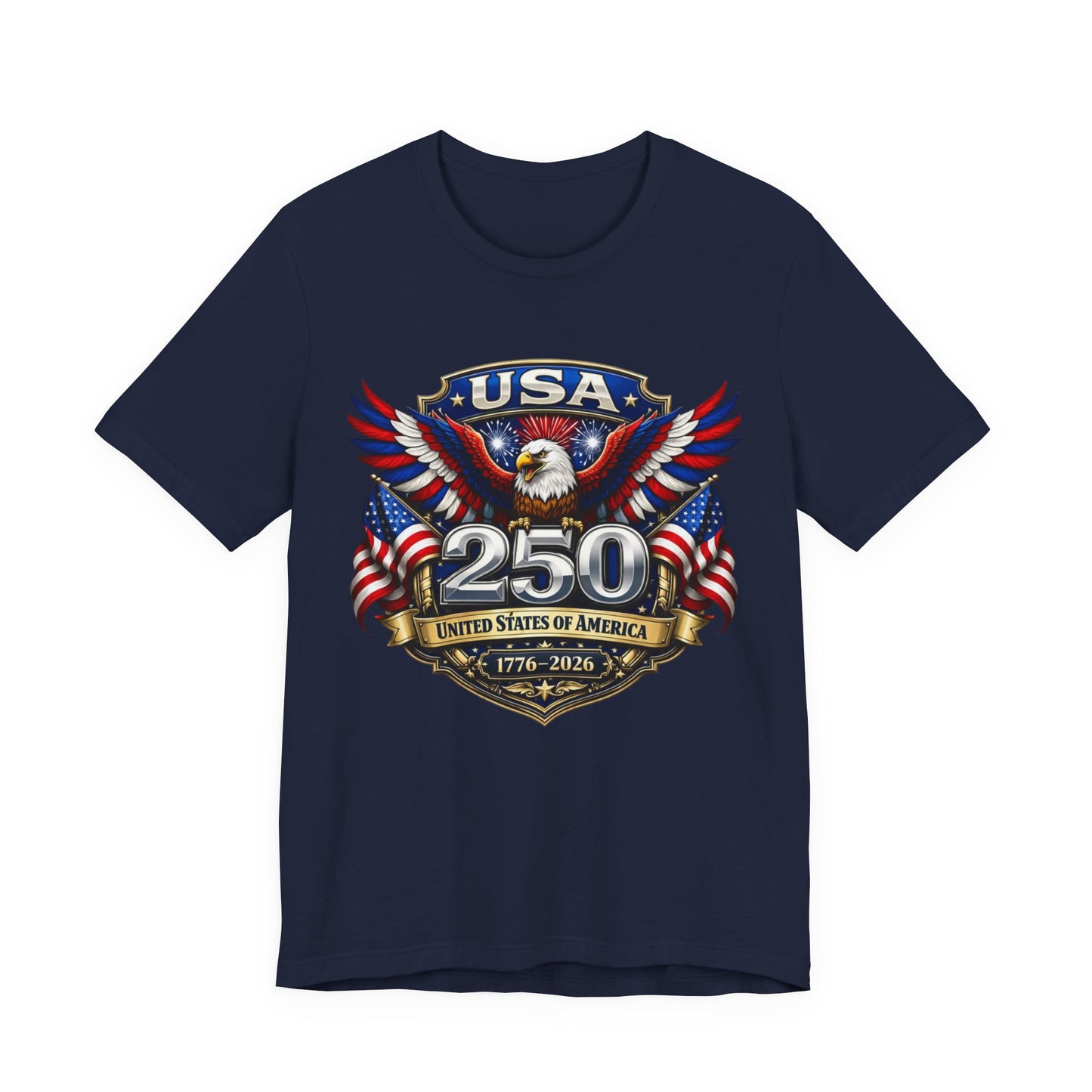 USA 250th Eagle T-Shirt — 1776–2026 Patriotic American Independence Tee