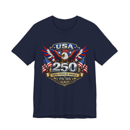 USA 250th Eagle T-Shirt — 1776–2026 Patriotic American Independence Tee