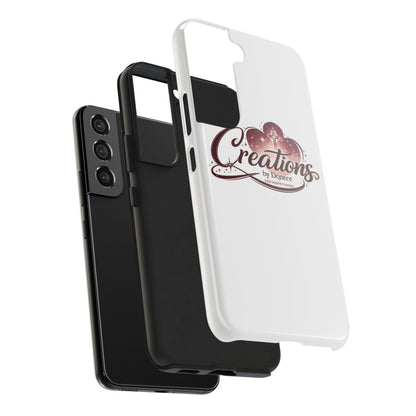 Tough Phone Case — "Creations by Donece" Logo Protective Phone Cover