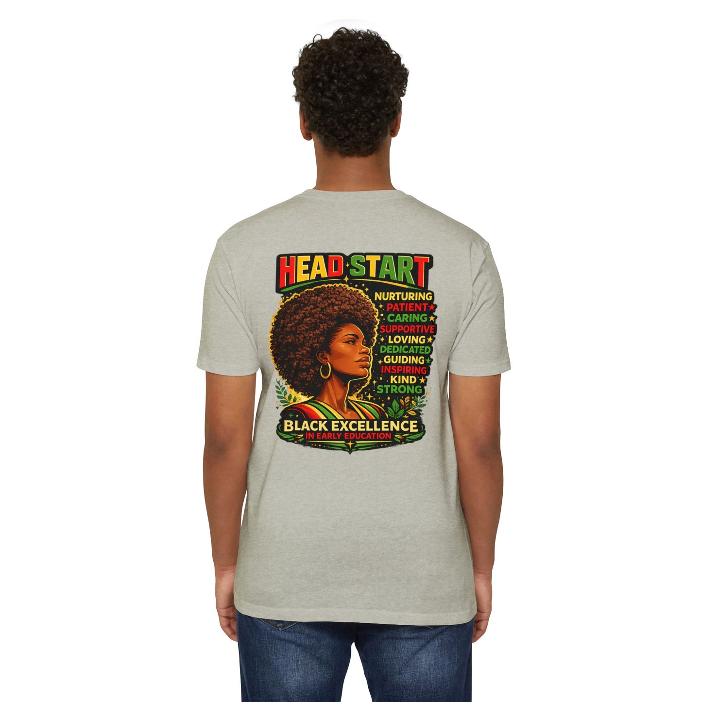 Head Start Black Excellence T-Shirt — Afrocentric Inspirational Graphic Tee