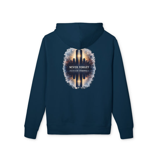 9/11 Memorial Hoodie – "Never Forget" Twin Towers Tribute Pullover