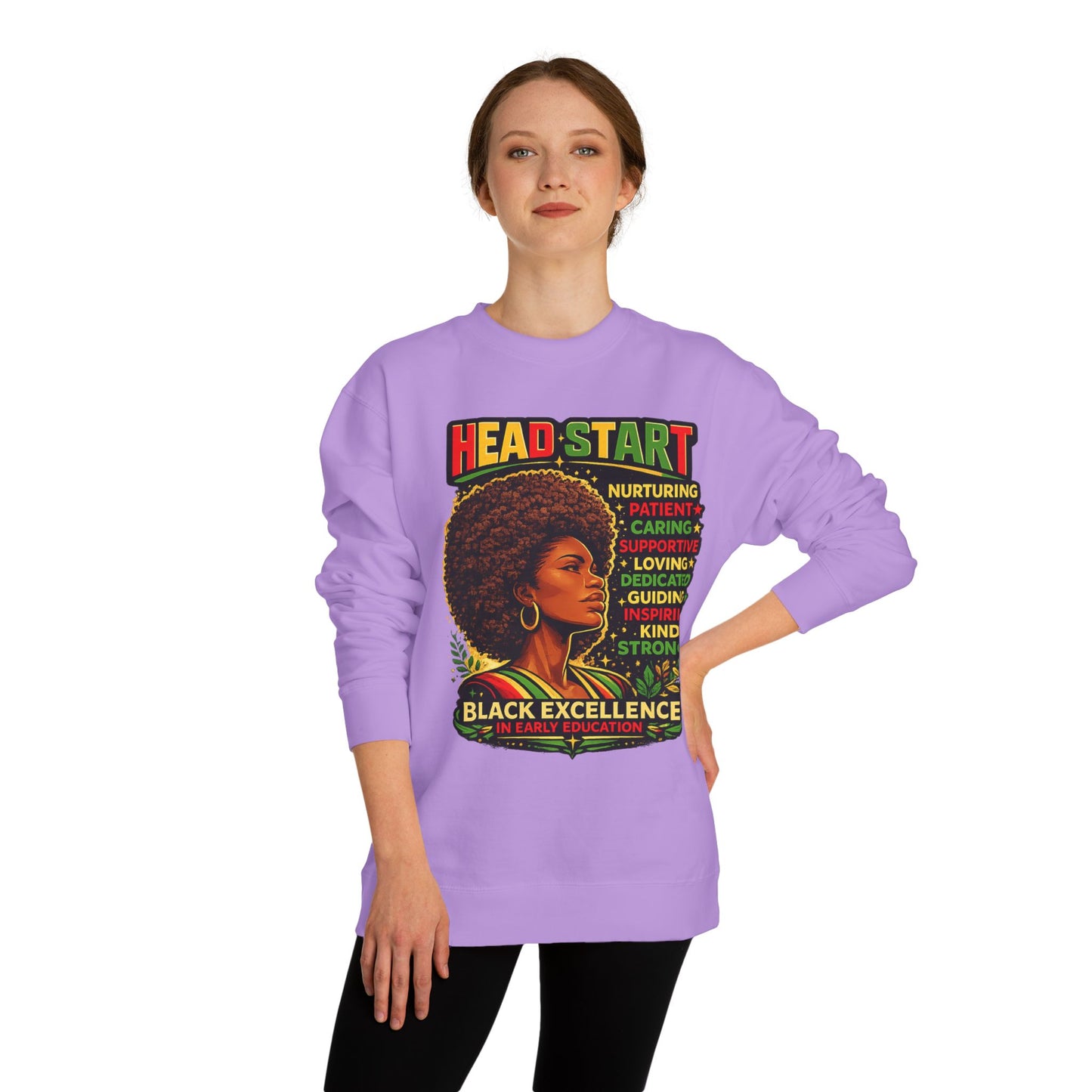 Head Start Black Excellence Sweatshirt — Afrocentric Empowerment Crewneck