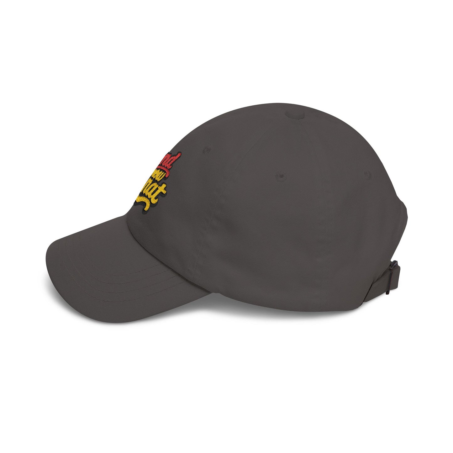 Dad Cap — 'And Now What' Retro Script Embroidered Baseball Hat
