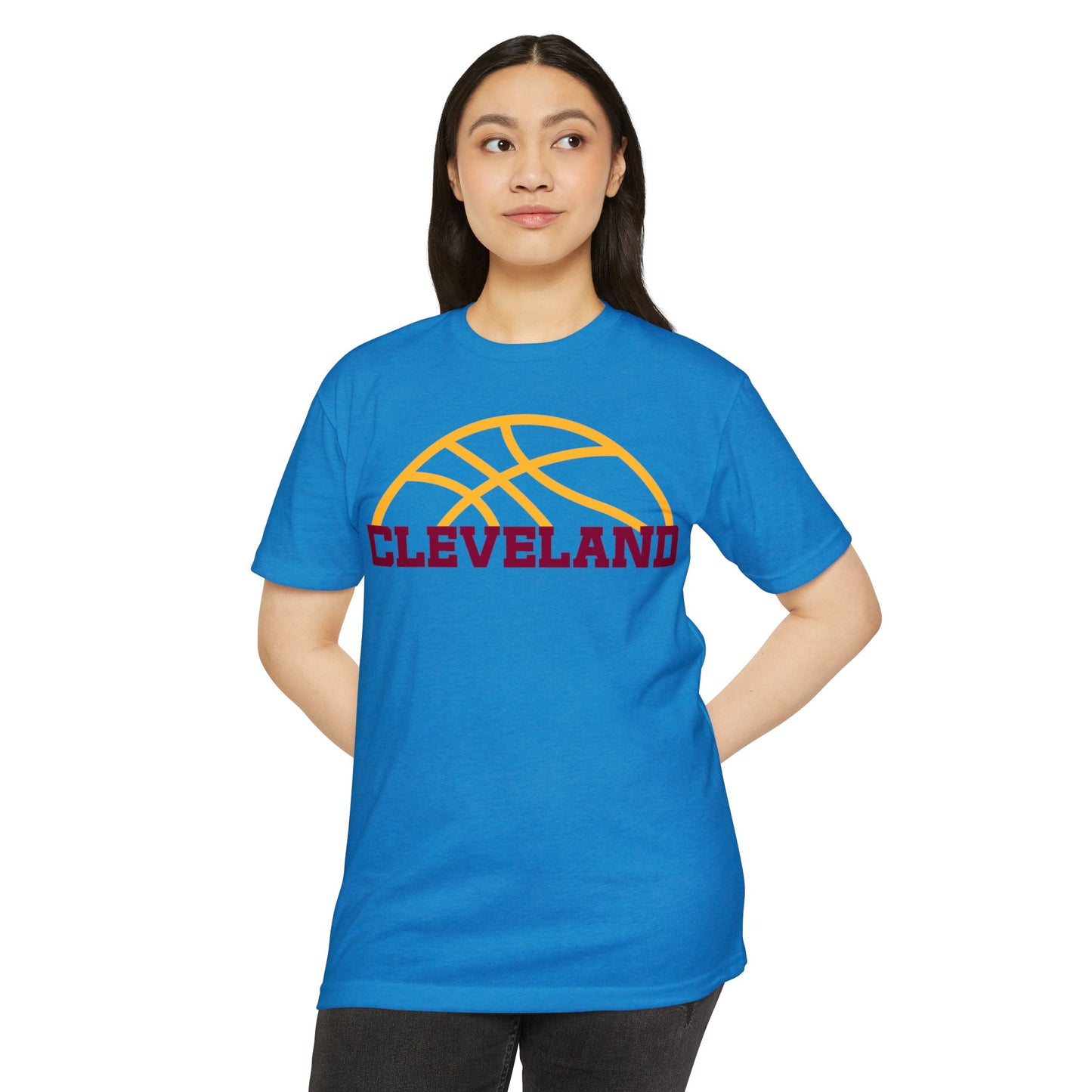 Cleveland  T-Shirt — Retro Hoop Team Tee
