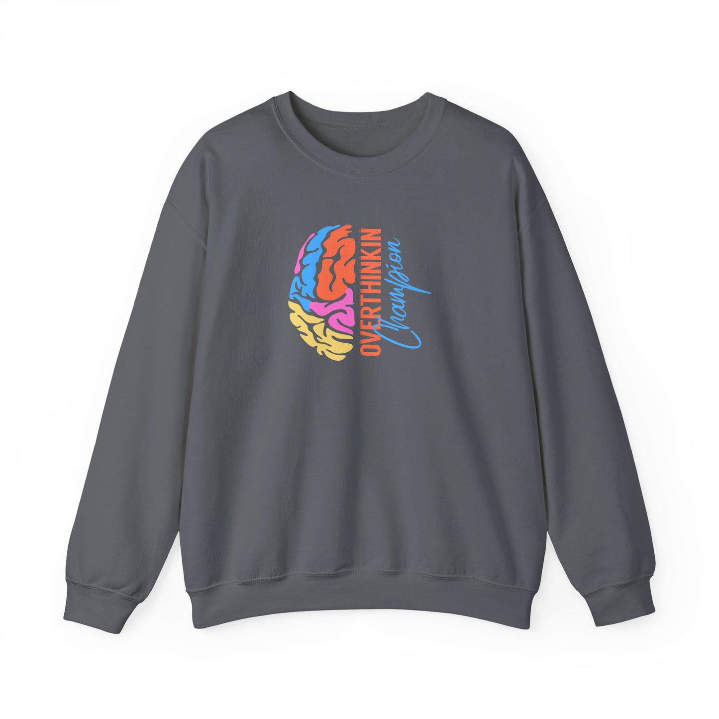 Overthinking Brain Crewneck Sweatshirt