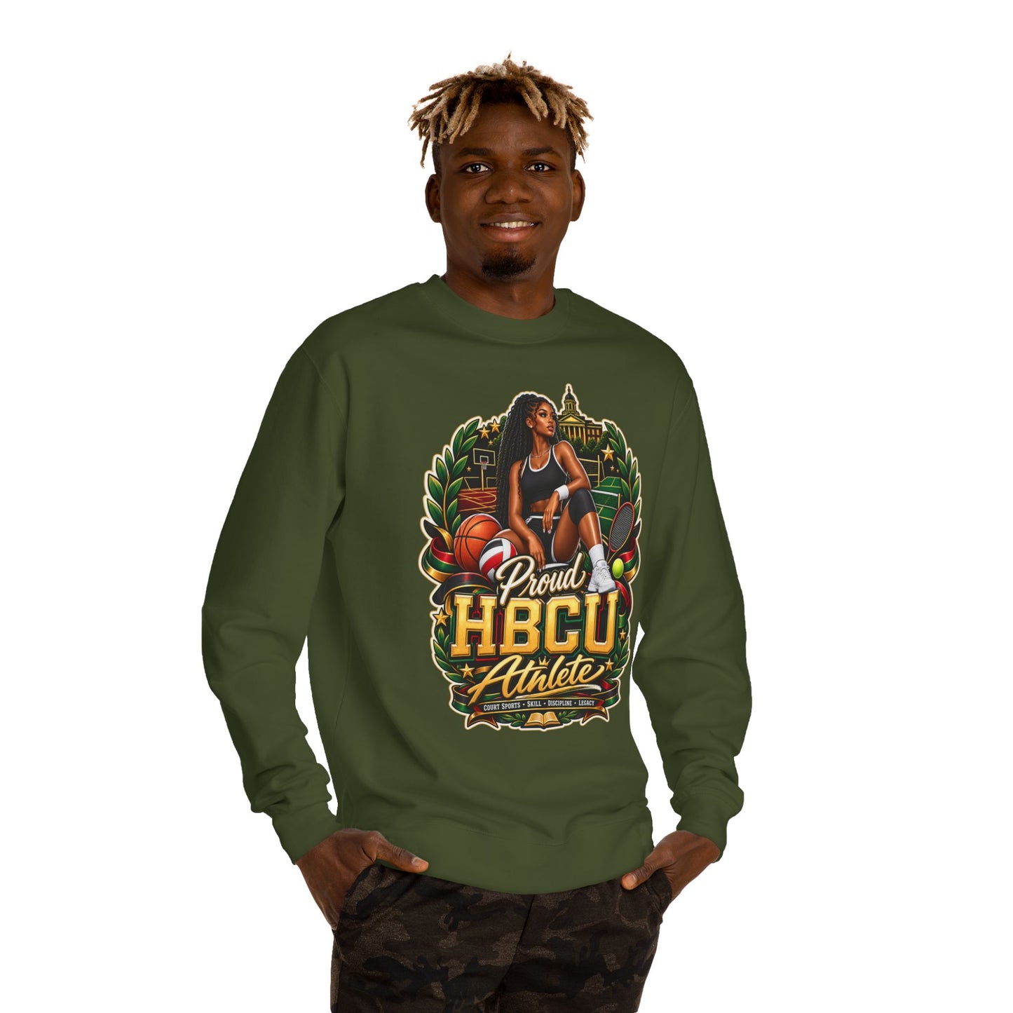 Proud HBCU Athlete Crewneck Sweatshirt