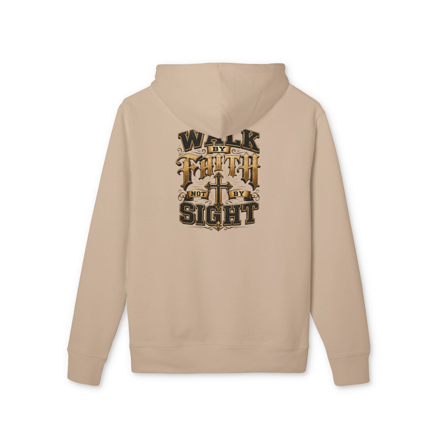 Faith Over Fear Hoodie — "Walk by Faith Not by Sight" Christian Pullover