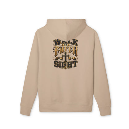 Faith Over Fear Hoodie — "Walk by Faith Not by Sight" Christian Pullover