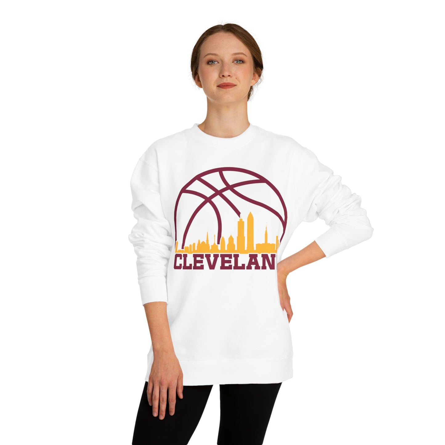 Cleveland Skyline Basketball Sweatshirt