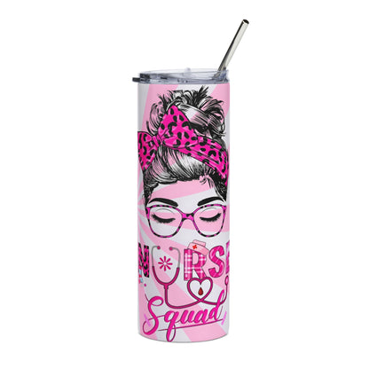 Nurse Stainless Steel Tumbler — “I am a Nurse, What’s Your Superpower?” 20oz