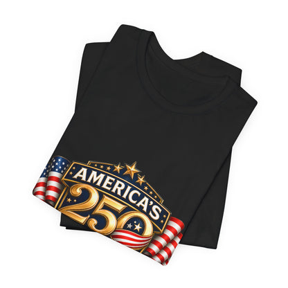 America's 250th Anniversary T-Shirt – 1776–2026 Patriotic USA Flag Tee