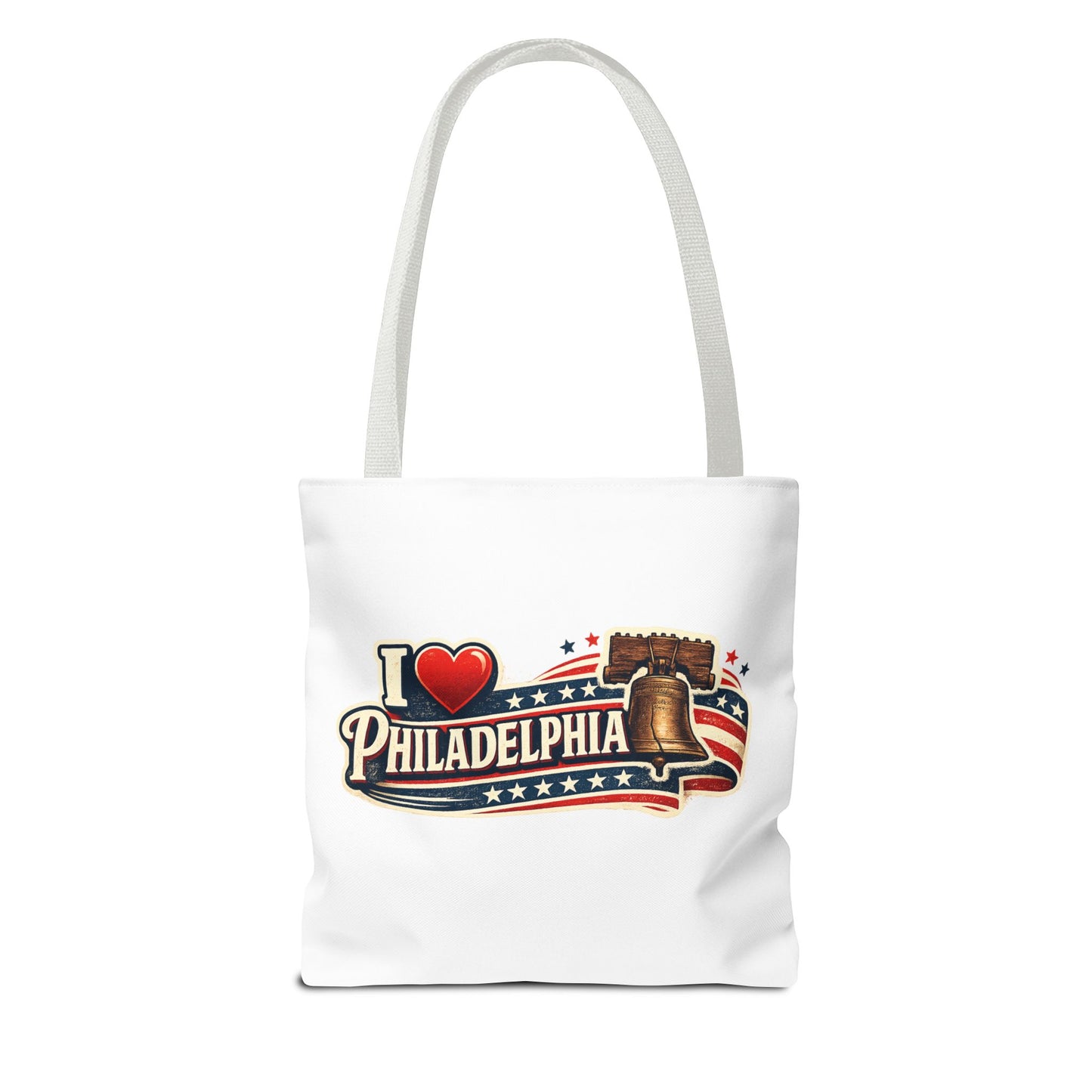 I  Philadelphia Liberty Bell Tote Bag — American Flag City Souvenir