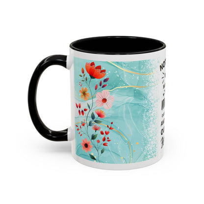 Mother Coffee Mug — “Not Just a Word but a Whole World” Floral Gift (11/15oz)