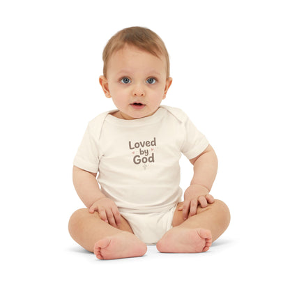 Loved by God Infant Onesie – Baby Bodysuit with Faith Message