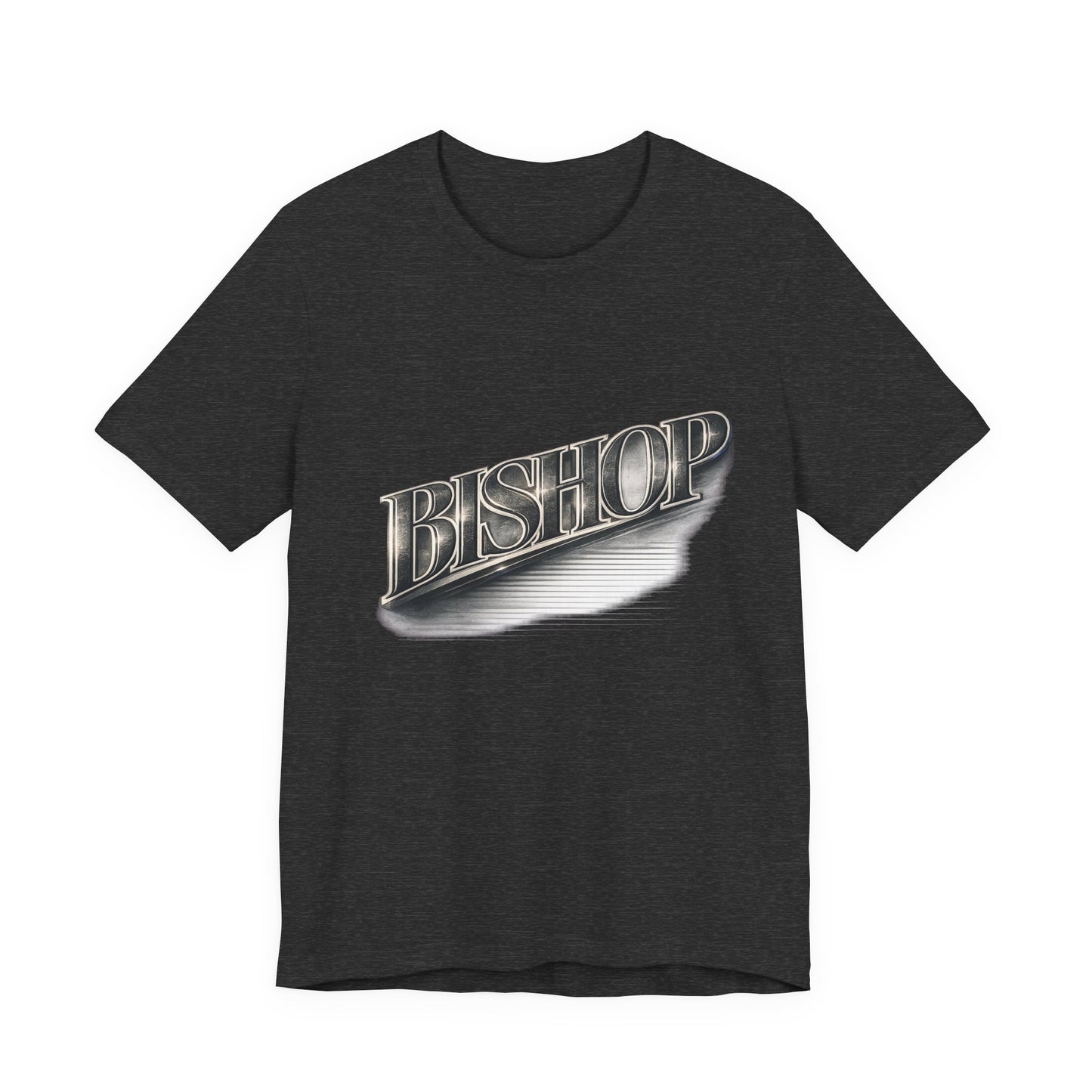 Bishop Retro Chrome Logo T‑Shirt