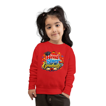 Head Start Graduate Toddler Sweatshirt — Preschool Graduation Crewneck