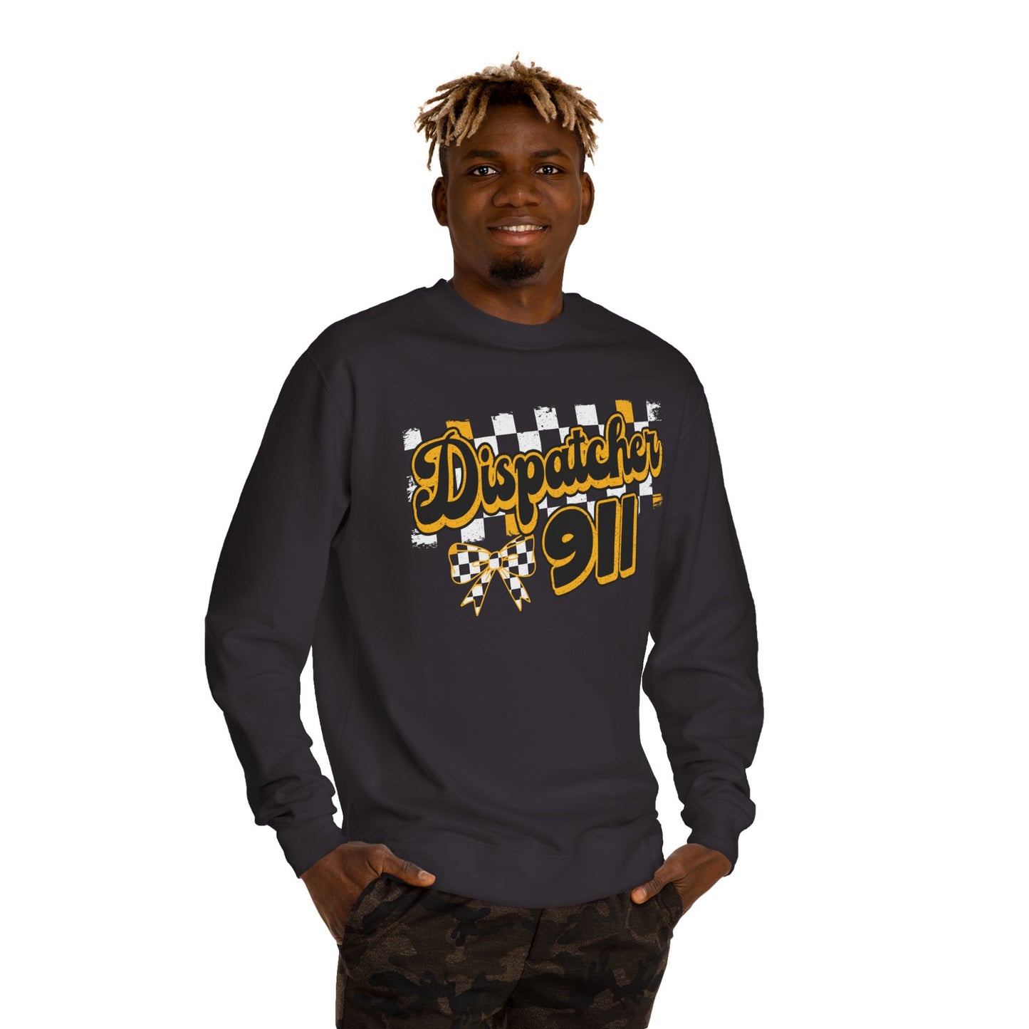 Dispatcher 911 Crewneck Sweatshirt — Emergency Dispatcher Gift