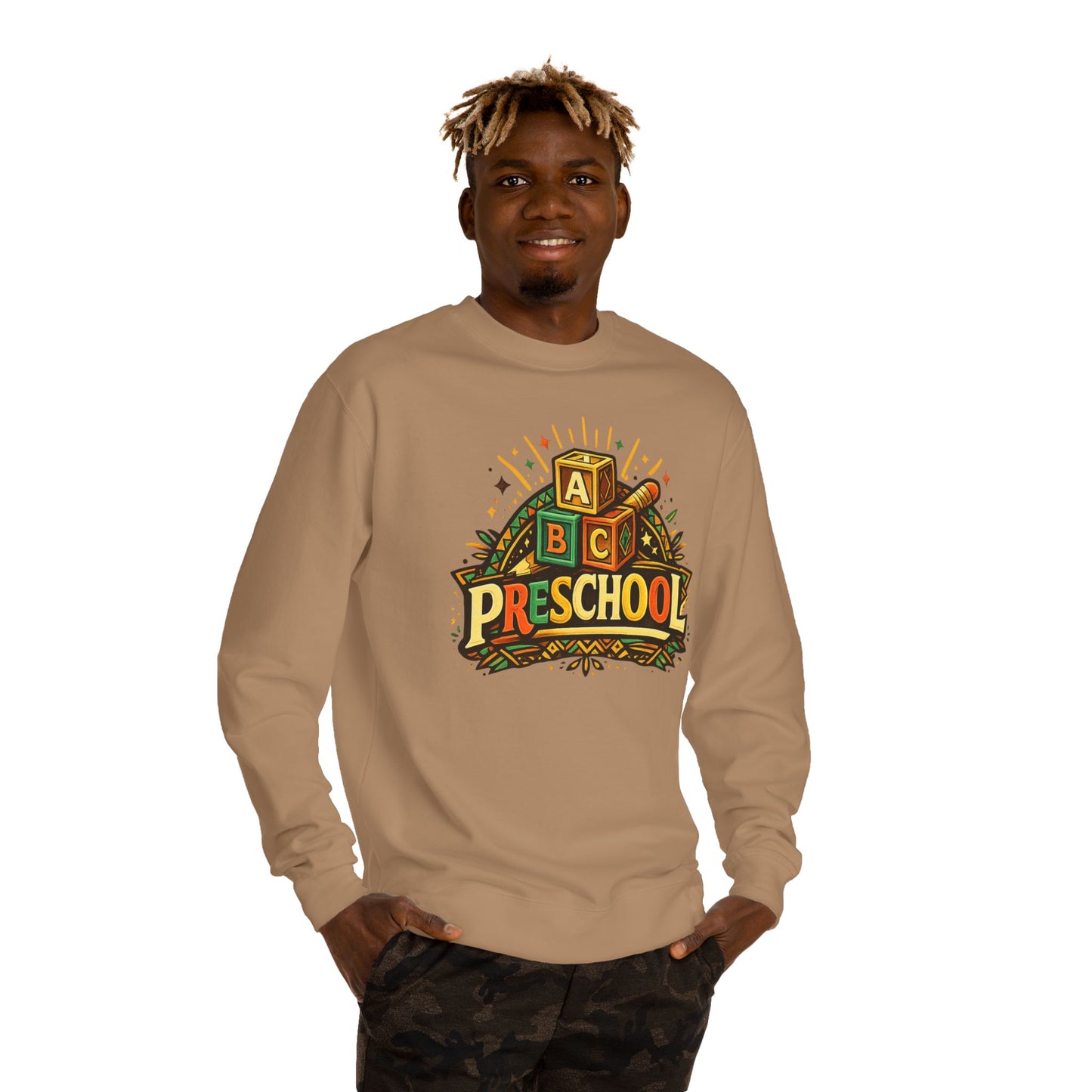 Preschool ABC Blocks Sweatshirt — Cute Back-to-School Teacher & Toddler Crewneck