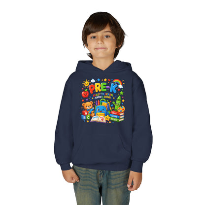Pre-K Ready to Learn Youth Hoodie – Cute Back-to-School Preschool Sweatshirt
