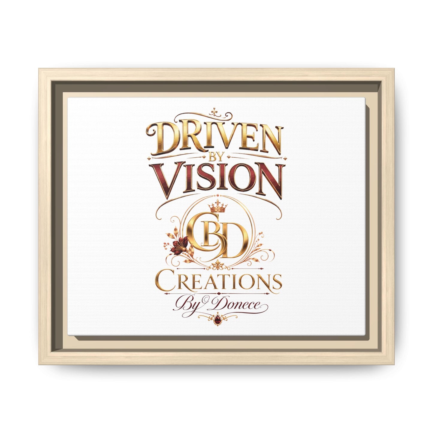Driven by Vision Framed Canvas Wall Art
