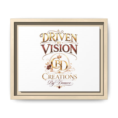 Driven by Vision Framed Canvas Wall Art