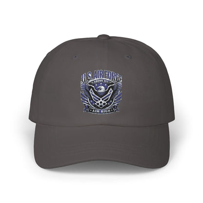 U.S. Air Force Dad Cap — Embroidered Military Logo Baseball Hat