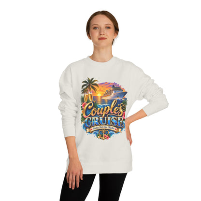 Couples Cruise Sweatshirt — Tropical Sunset Cruise Graphic Crewneck