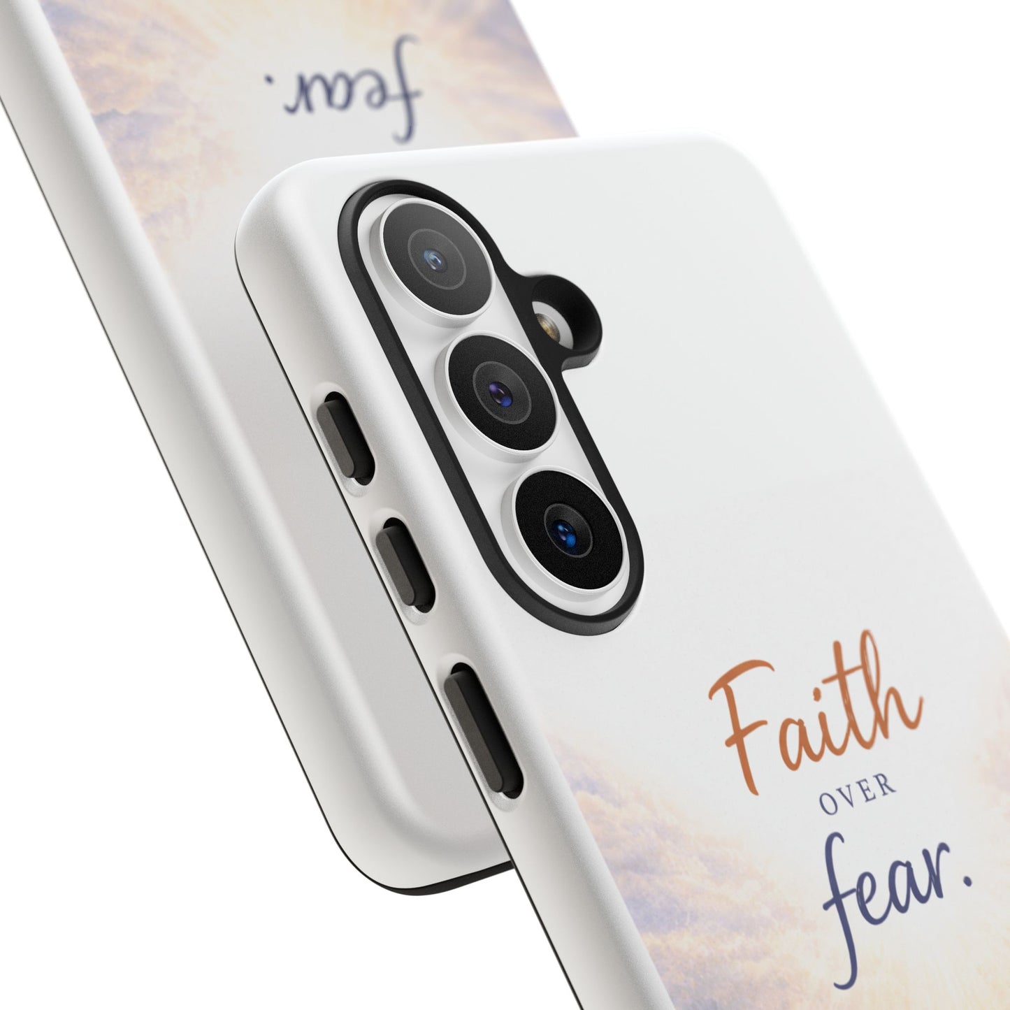 Faith Over Fear Phone Case — Inspirational Christian iPhone Cover