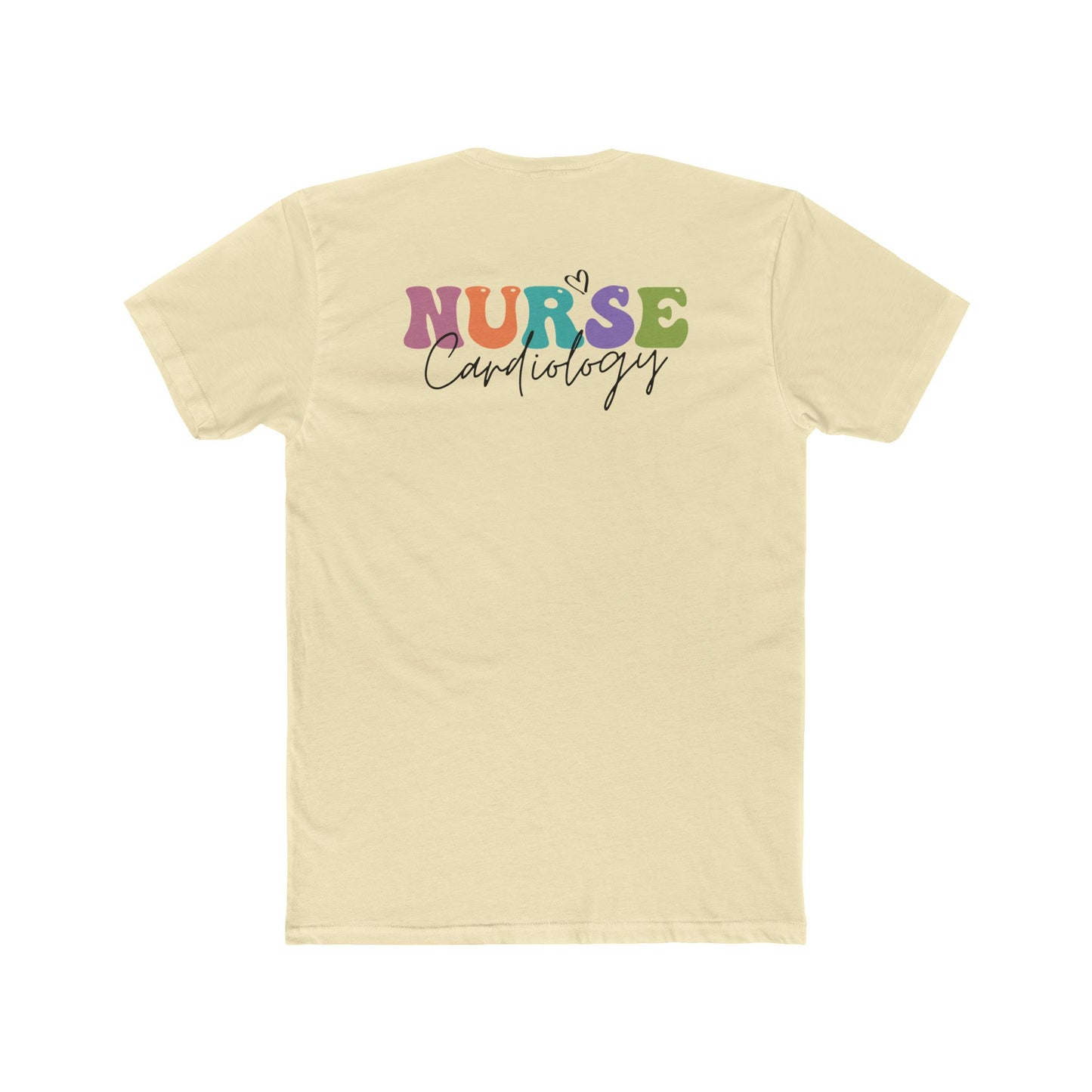 Cardiology Nurse T‑Shirt — Colorful 'NURSE Cardiology' Crew Tee