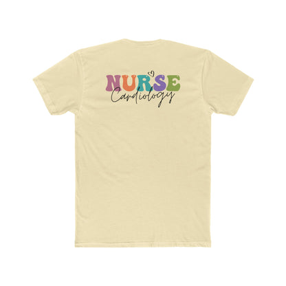 Cardiology Nurse T‑Shirt — Colorful 'NURSE Cardiology' Crew Tee