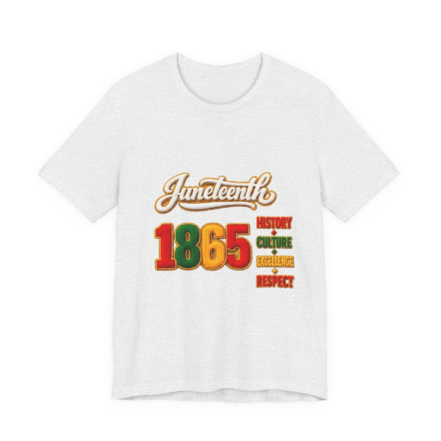 Juneteenth 1865 Tee — History • Culture • Excellence • Respect T-Shirt