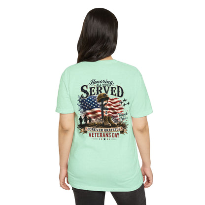 Veterans Day "Honoring All Who Served" T-Shirt
